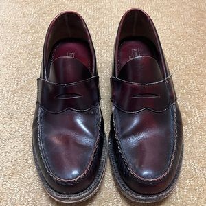 Brown Johnston and Murphy loafers